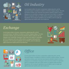 Oil industry exchange office