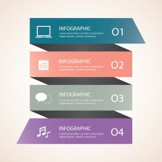 Infographic horizontal square