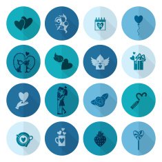 Happy Valentines Day Icons N242