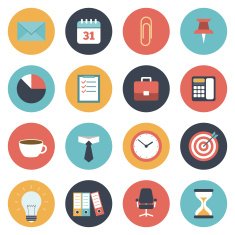 office icons set N24