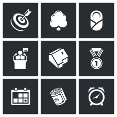 Incentives life icons Vector Illustration N2