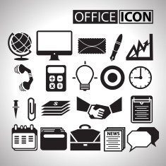 Office icon for bussiness