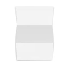 white blank paper card