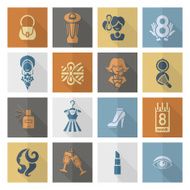 Womans Day Icon Set N71