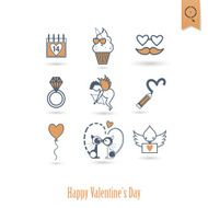 Happy Valentines Day Icons N259