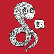 Chinese Zodiac Animal astrological sign snake N2