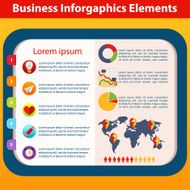 Business infographic flat design N8