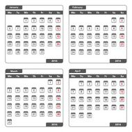 Calendar Icons 2014 N3