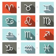 Vector Zodiac Symbols Set