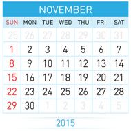 Monthly calendar N9