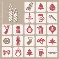 Christmas icons set N72