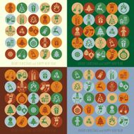 Christmas icons set N74
