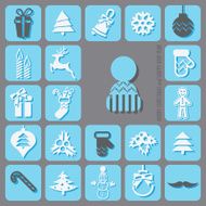 Christmas icons set N75