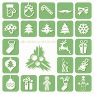 Christmas icons set N76