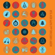 Christmas icons set N80