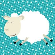 Vector funny sheep N3