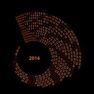 Spiral Calendar 2014 N8
