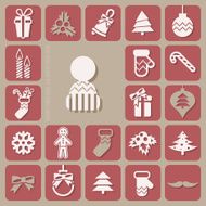 Christmas icons set N83