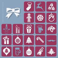 Christmas icons set N87