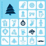 Christmas icons set N88
