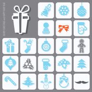 Christmas icons set N89