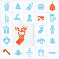 Christmas icons set N90