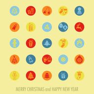 Christmas icons set N91