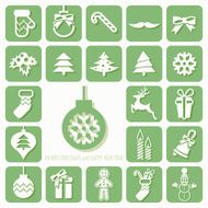 Christmas icons set N93