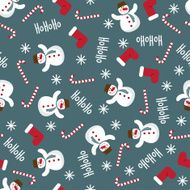 winter holidays pattern seamless background N3