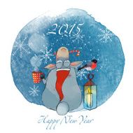 New Year Sheep 2015 N8
