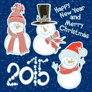 Merry Christmas and a happy New Year Holiday card