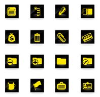 Office simple vector icons N4