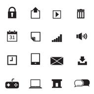 Computer Icons set08 black series-Chill IcoC