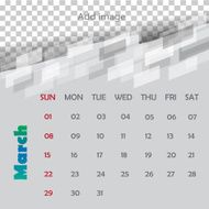 Calendar Design - March N3