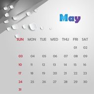 Calendar Design - May N3