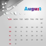 Calendar Design - August N3