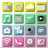 Flat icons N6