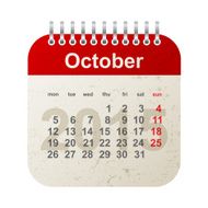 calendar 2015 - october