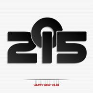 New year 2015 greeting card design N10