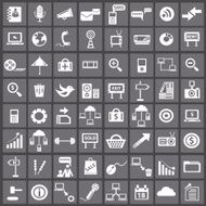 Social media &amp; internet concept icons