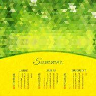 Vector calendar for 2015 Abstract illustration template design N3