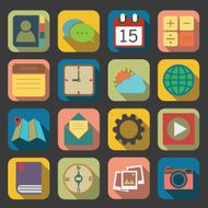 flat Application icons