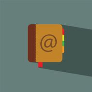 diary book flat icon vector illustration eps10 N3