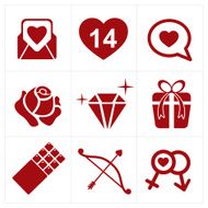 valentines icon set N2