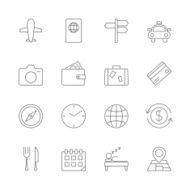 Travel Icons Set N6