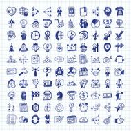 doodle business icon N8
