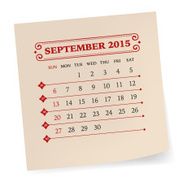 September 2015 Calendar N5