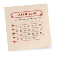 April 2015 Calendar N3