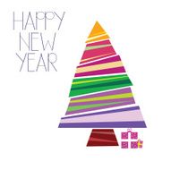 Christmas Tree Vector Illustration
