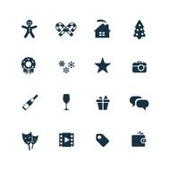 New year icons set N6